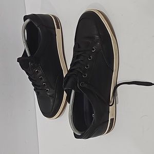 Jousen Milan Men’s leather Sneakers Navy Blue Size 12